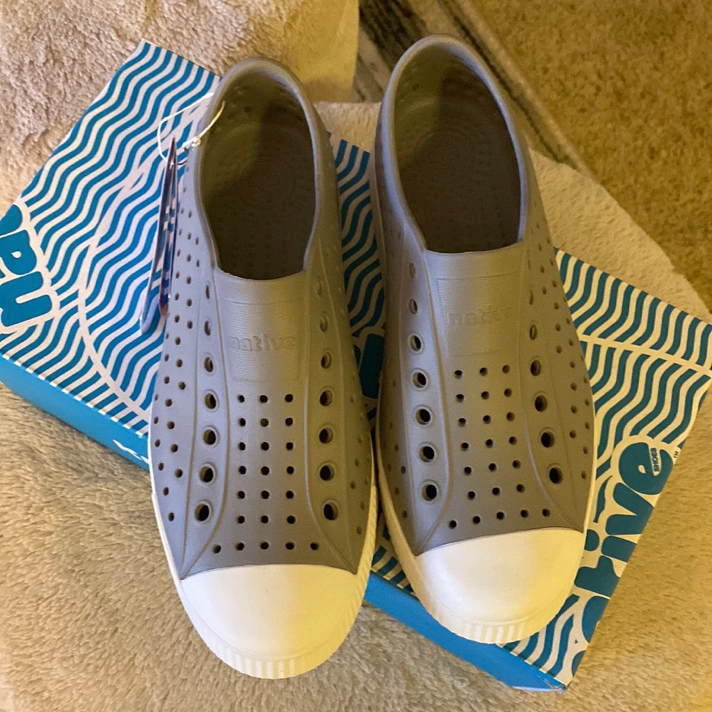 NEW!! Native Gray Jefferson Slip On Shoes